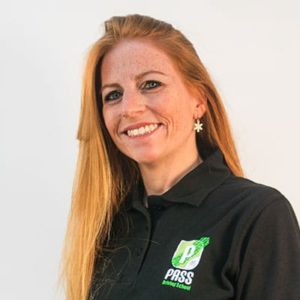 Sarah Adams - Pass driving school instructor black shirt