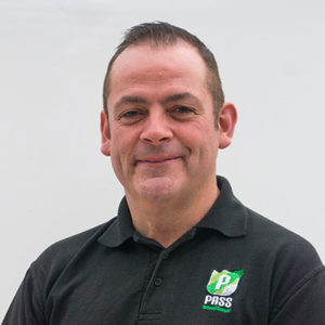 kevin hackman - pass driving school instructor black shirt