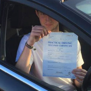 sam harlow pass driving school student